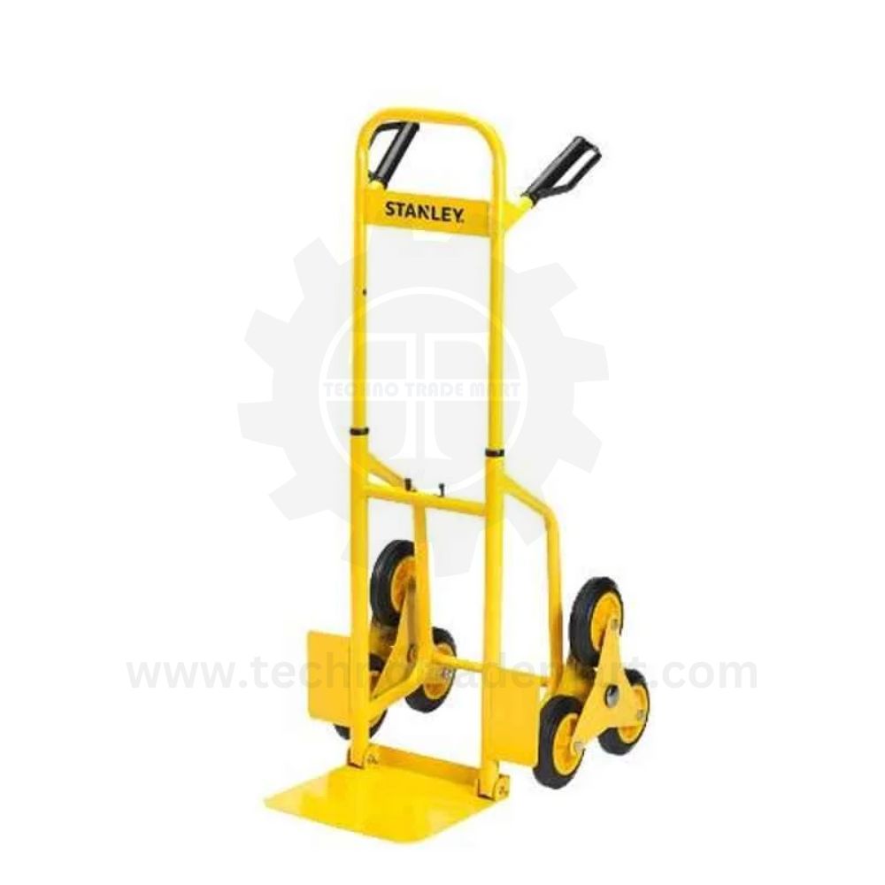 Stanley 120kg Steel Yellow Folding Stair Climbing Hand Truck, SXWTD-FT521